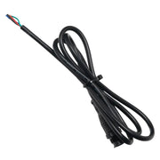 Black cable with exposed colorful wires for Toyota Supra RGB+A DRL upgrade kit