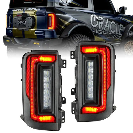 Oracle 21-23 Ford Bronco Flush Style LED Taillights - Tinted - Truck & Automotive