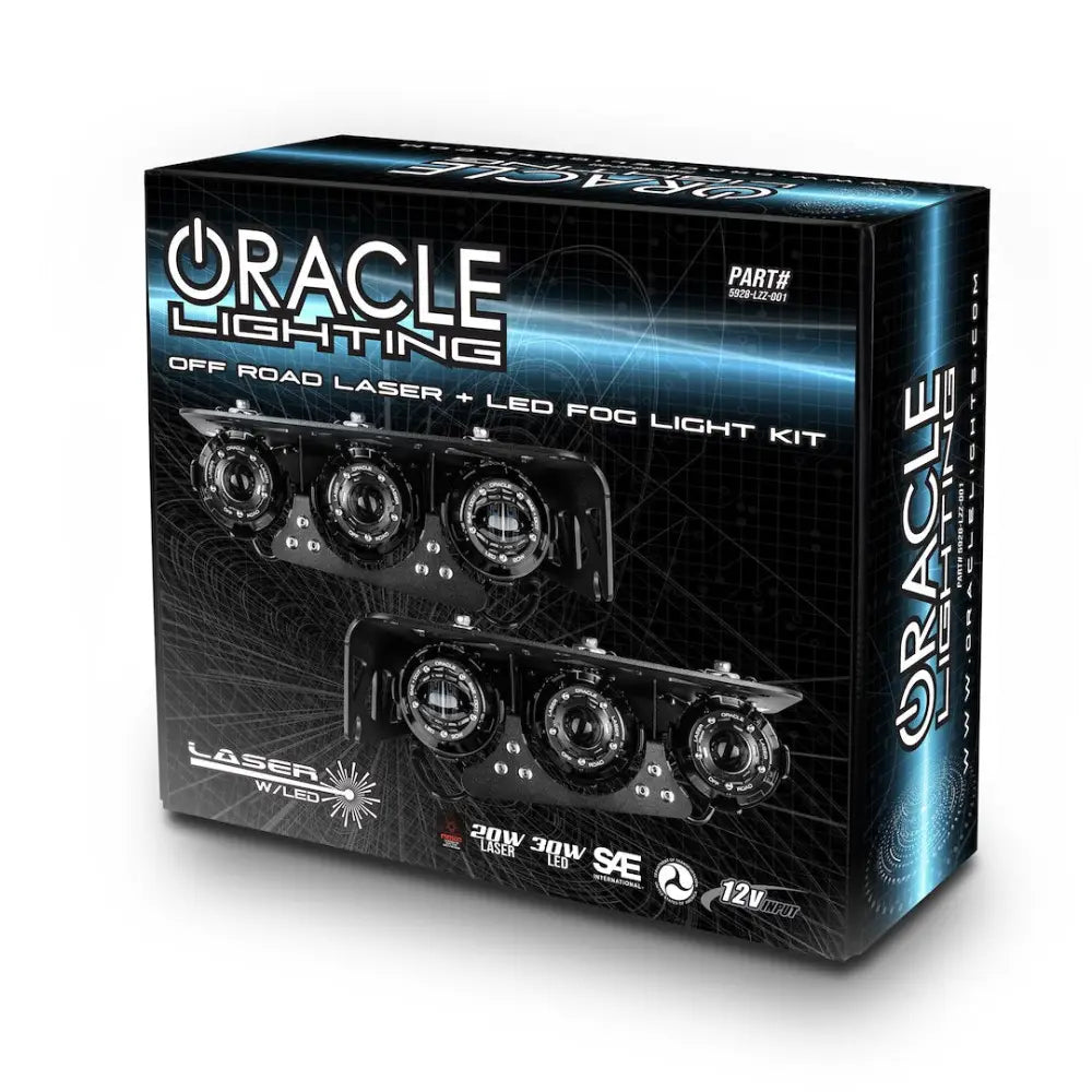 Oracle Light Mounts Easily Using Factory Hardware Driving/ Fog Light 5928-LZZ-001 - Offroad Lzr Led Fogkit Bronco 21-24