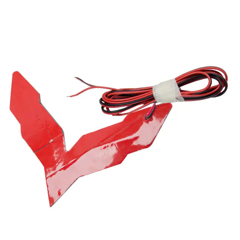 Red bat-shaped LED wire for Oracle Corvette C7 Rear Illuminated Emblem