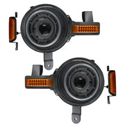 Pair of black Oracle Ford Bronco 21+ Oculus Bi-LED projector headlights