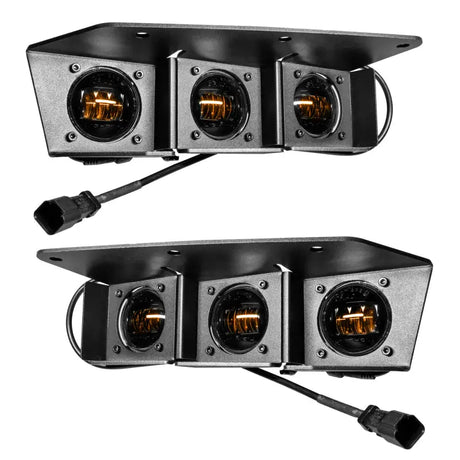 Oracle High 21-22 Ford Bronco Triple LED Fog Light kit for Steel Bumper - Truck & Automotive