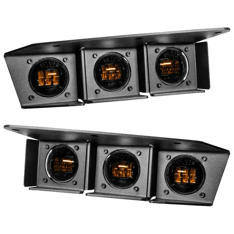 Oracle High 21-22 Ford Bronco Triple LED Fog Light kit for Steel Bumper - Truck & Automotive