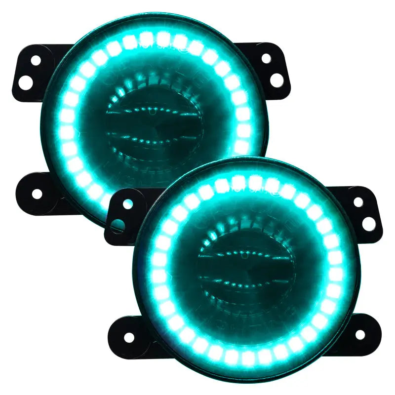 ORACLE Lighting 5846-334 Oracle Jeep Wrangler JK/JL/JT High Performance W LED Fog Lights - ColorSHIFT w/o Controller