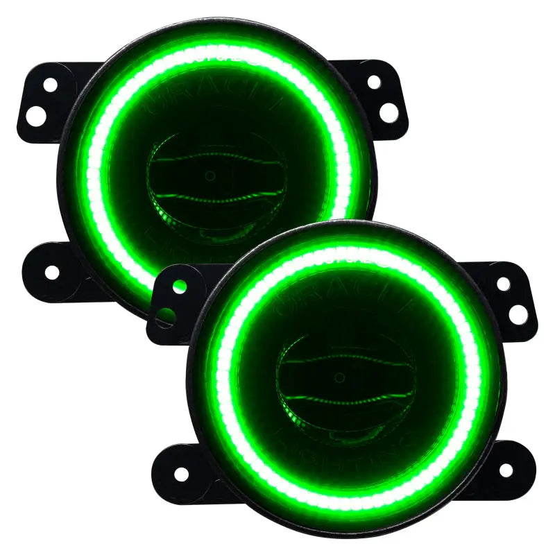 ORACLE Lighting 5846-332 Oracle Jeep Wrangler JK/JL/JT High Performance W LED Fog Lights - ColorSHIFT - Dynamic