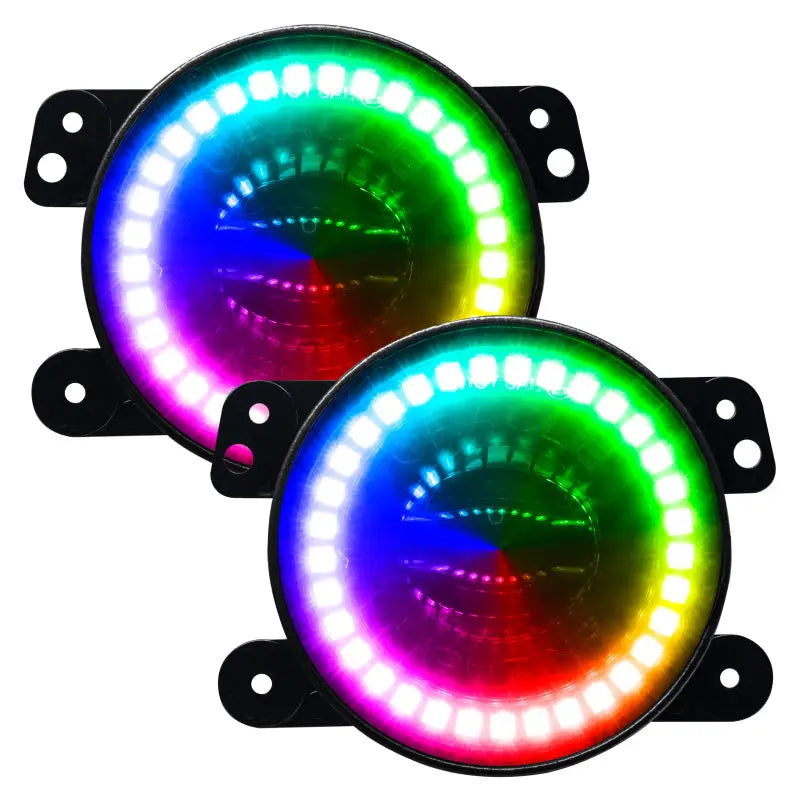 ORACLE Lighting 5846-334 Oracle Jeep Wrangler JK/JL/JT High Performance W LED Fog Lights - ColorSHIFT w/o Controller
