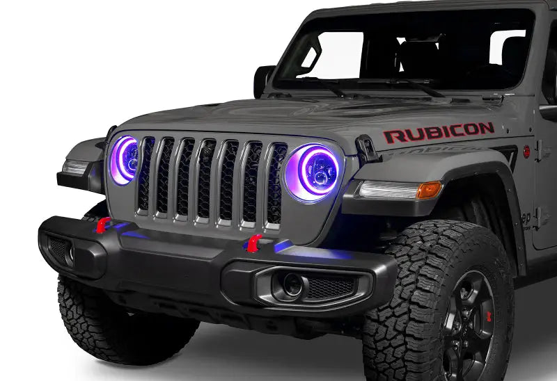 Oracle Jeep Wrangler JL/Gladiator JT 7in. High Powered LED Headlights (Pair) - Dynamic - Truck & Automotive