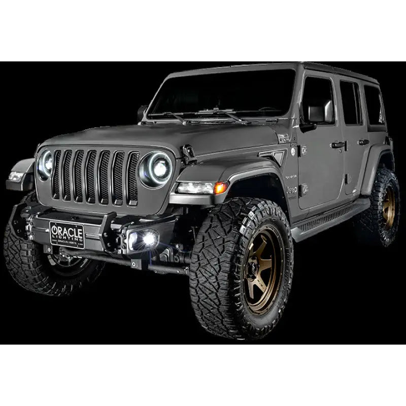 ORACLE Lighting 5847-504 Oracle Jeep Wrangler JL/Gladiator JT Sport High Performance W LED Fog Lights - No Halo
