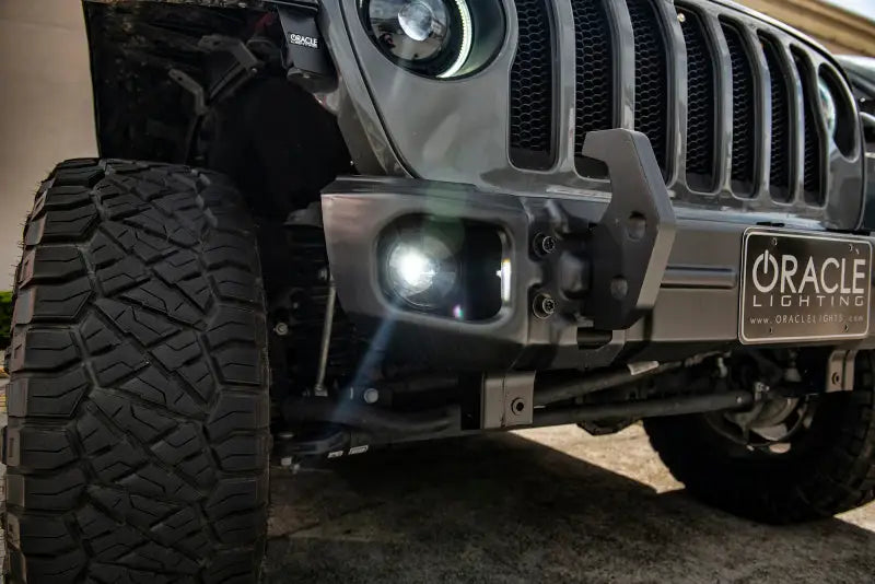 Oracle Jeep Wrangler JL/JT Sport High Performance W LED Fog Lights - ColorSHIFT w/o Controller - Truck & Automotive
