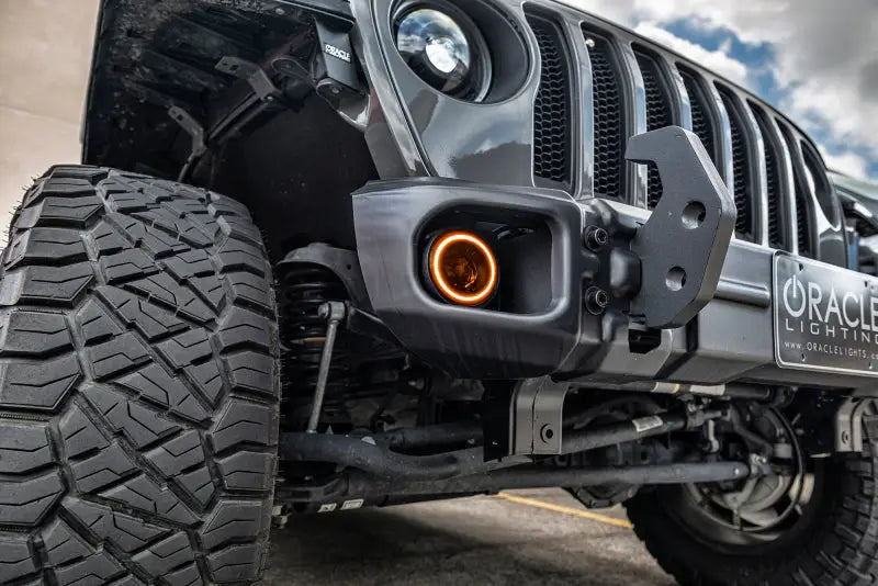 Oracle Jeep Wrangler JL/JT Sport High Performance W LED Fog Lights - ColorSHIFT w/o Controller - Truck & Automotive
