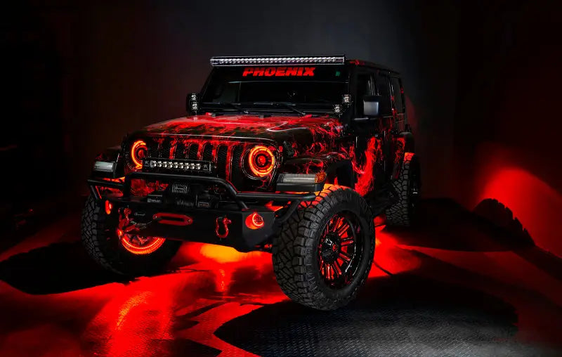 Oracle Jeep Wrangler JL/JT Sport High Performance W LED Fog Lights - ColorSHIFT w/o Controller - Truck & Automotive