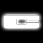 ORACLE LIGHT 3140-C-001 LED LETTER BADGES - MATTE WHITE- C