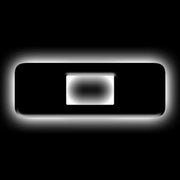 ORACLE LIGHT 3141-O-001 LED LETTER BADGES - MATTE BLACK- O