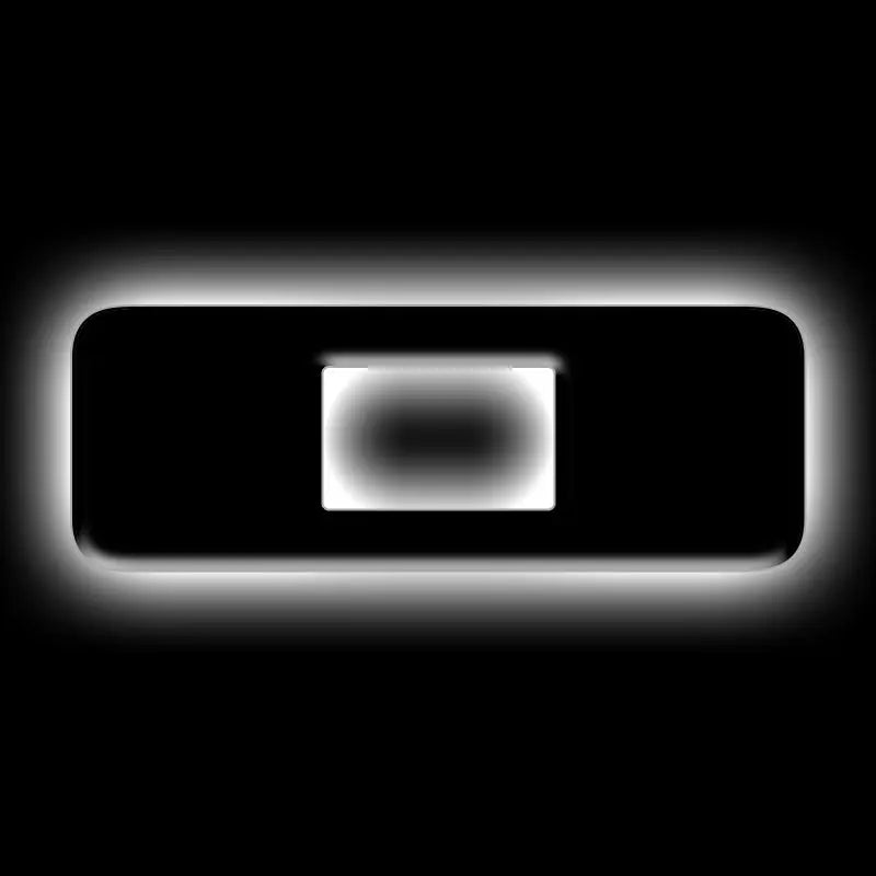 ORACLE LIGHT 3141-O-001 LED LETTER BADGES - MATTE BLACK- O