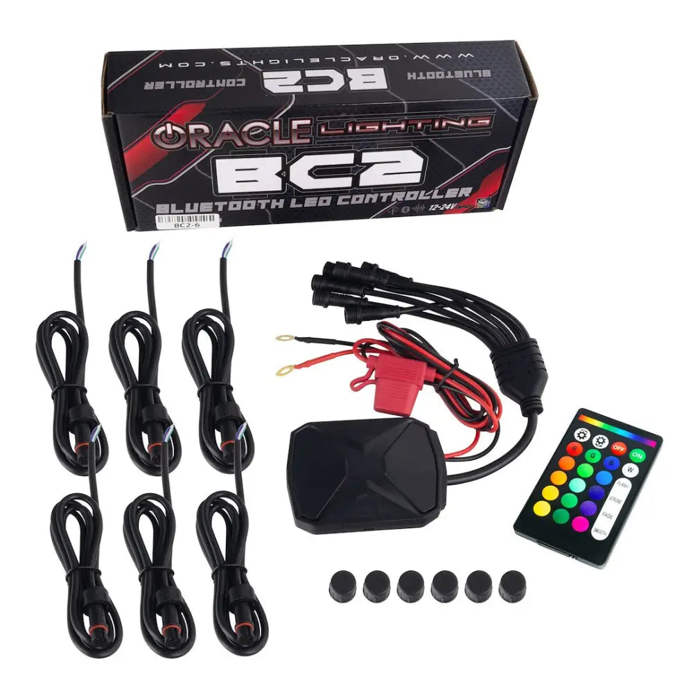 Oracle Light Ground-Switched RGB Operation Multi Purpose Light Controller BC2-6 - BC2 Bluetooth Controlr 6-Output