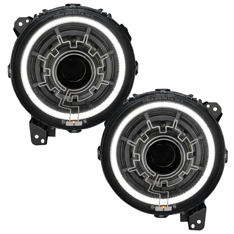 Oracle Lighting 18-22 Jeep Wrangler JL / 20-22 Gladiator JT Oculus Bi-LED Projector Headlights - Truck & Automotive