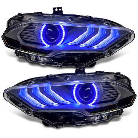 Oracle Lighting 18-23 Ford Mustang Dynamic ColorSHIFT LED Headlights - Black Series - Truck & Automotive