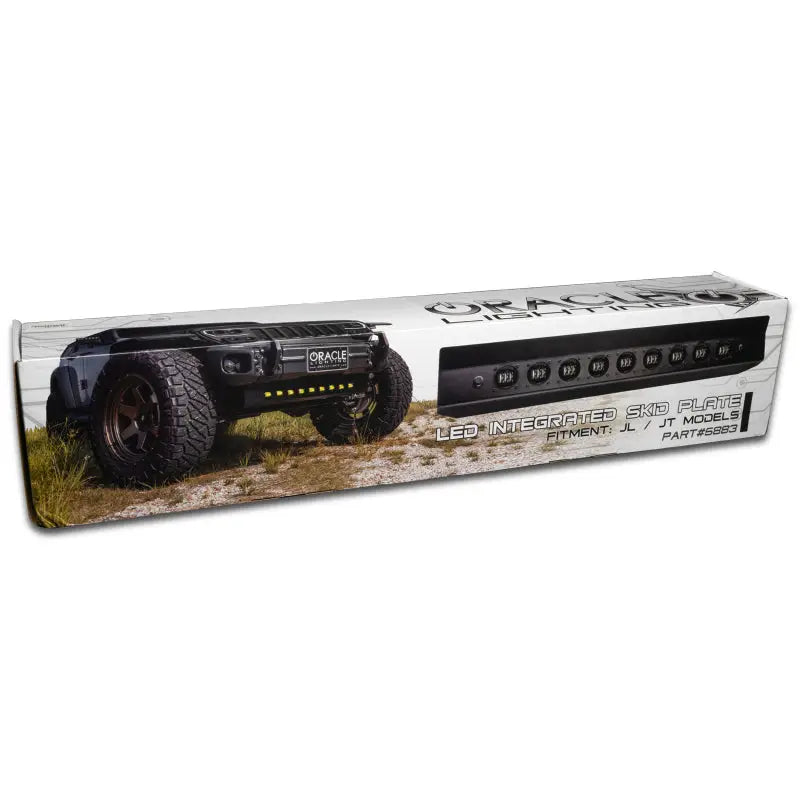 ORACLE Lighting 5883-006 ORACLE Lighting 2019+ Jeep Wrangler JL / Gladiator JT Skid Plate w/ Integrated LED Emitters - Yellow