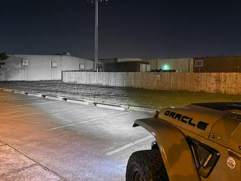 ORACLE Lighting 2019 + Jeep Wrangler JL / Gladiator JT Skid Plate w/ Integrated LED Emitters - Clear - Truck &