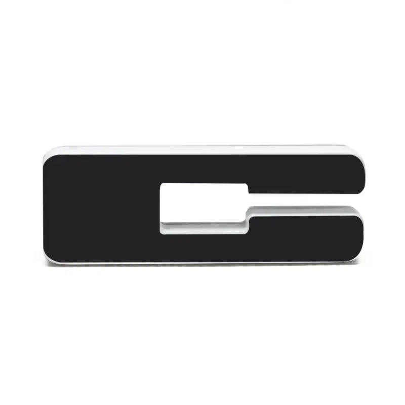 ORACLE Lighting 3141-C-001 ORACLE Lighting Universal Illuminated LED Letter Badges - Matte Black Surface Finish - C