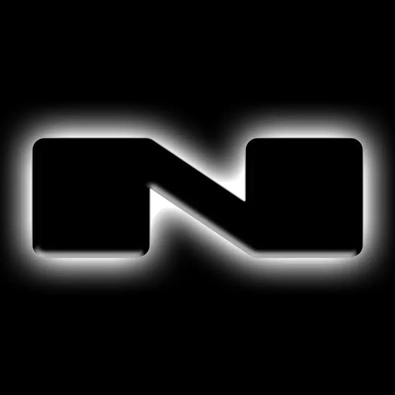 ORACLE Lighting 3141-N-001 ORACLE Lighting Universal Illuminated LED Letter Badges - Matte Black Surface Finish - N