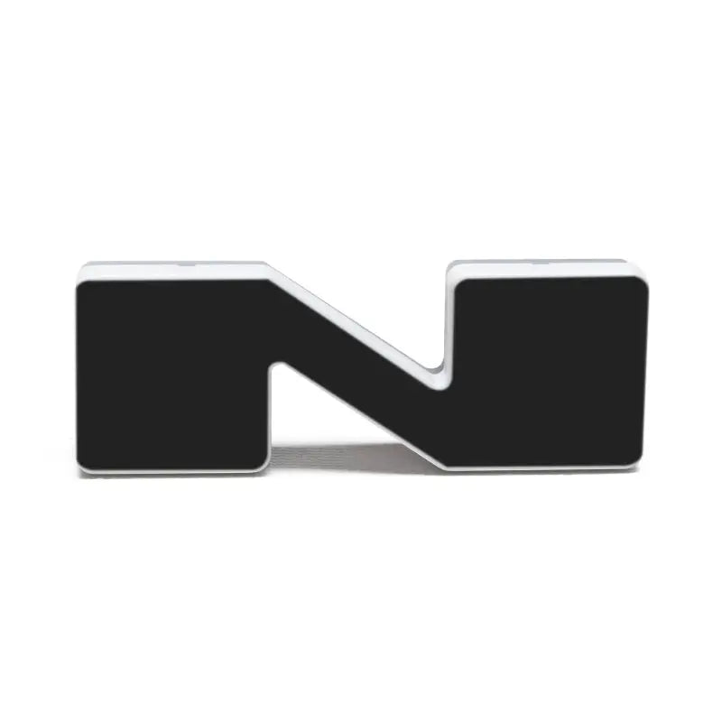 ORACLE Lighting 3141-N-001 ORACLE Lighting Universal Illuminated LED Letter Badges - Matte Black Surface Finish - N