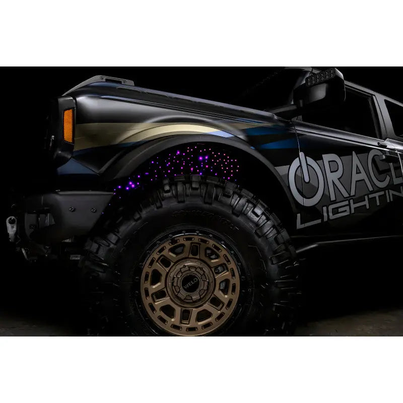 ORACLE Lighting 5898-333 Oracle Lighting Fiber Optic Wheel Liner ColorSHIFT RGBW Kit-40W LED/600 Fibers