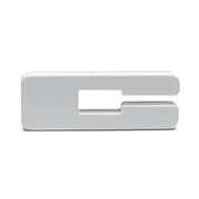 ORACLE Lighting Universal Illuminated LED Letter Badges - Matte White Surface Finish - C - Truck & Automotive