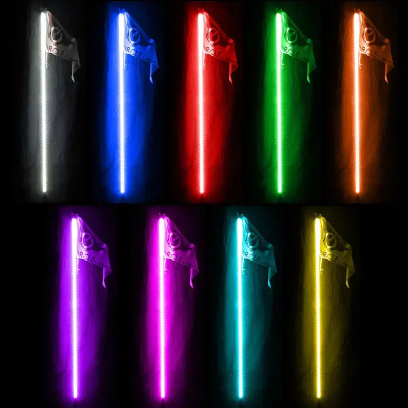 Oracle Off-Road 6ft LED Whip - ColorSHIFT - Truck & Automotive
