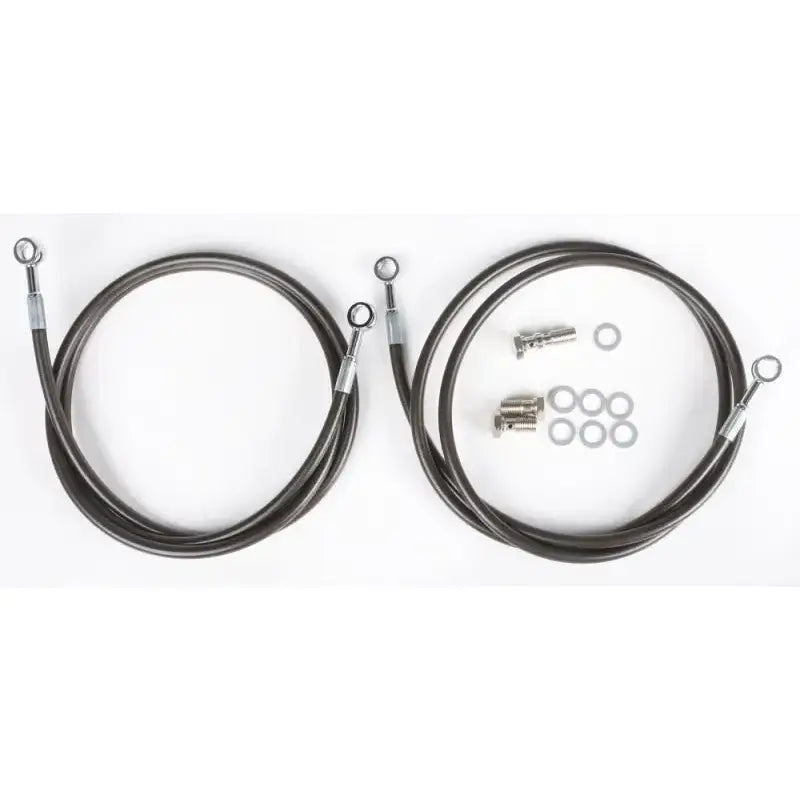 OUT500-2F-2SMK Brakeline Frt 2line Pol + 2’’Smk - Front Brake Line Kit