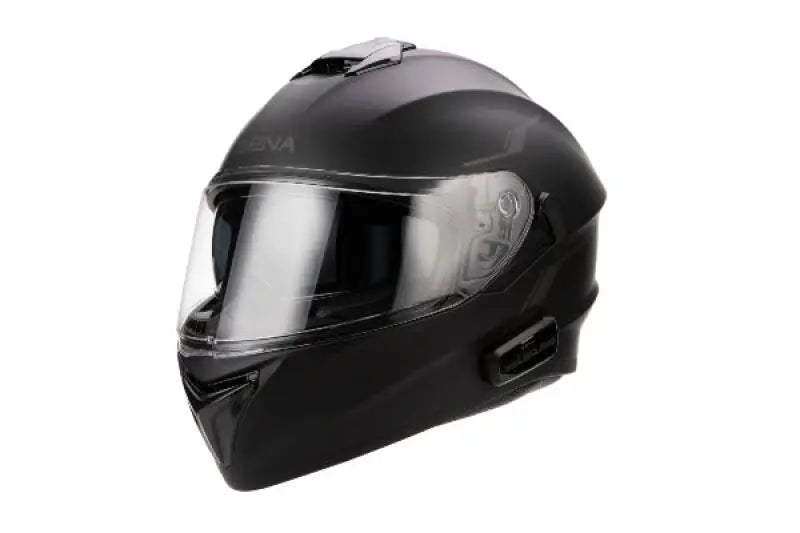 Outforce Full Face Helmet Bluetooth Matte Black Sm