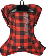 Outlander 2l Hydration Pack Flannel Red/Black - USWE