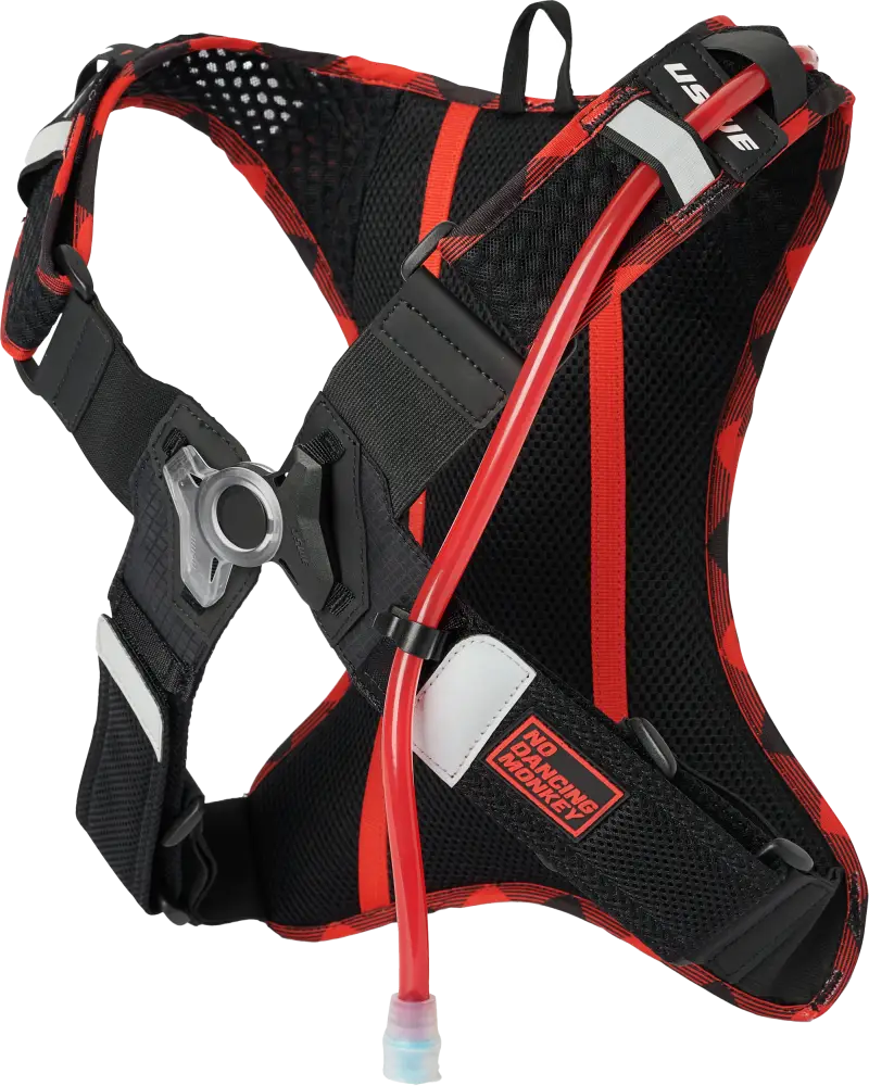 Outlander 2l Hydration Pack Flannel Red/Black - USWE
