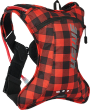 Outlander 2l Hydration Pack Flannel Red/Black - USWE
