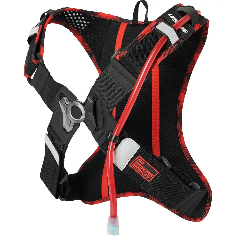 Outlander 2l Hydration Pack Flannel Red/Black - USWE