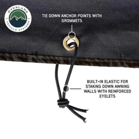 Overland VCL Limited Lifetime Warranty Awning Extension Panel 19690008 - XD Nomadic 270 Wall BL