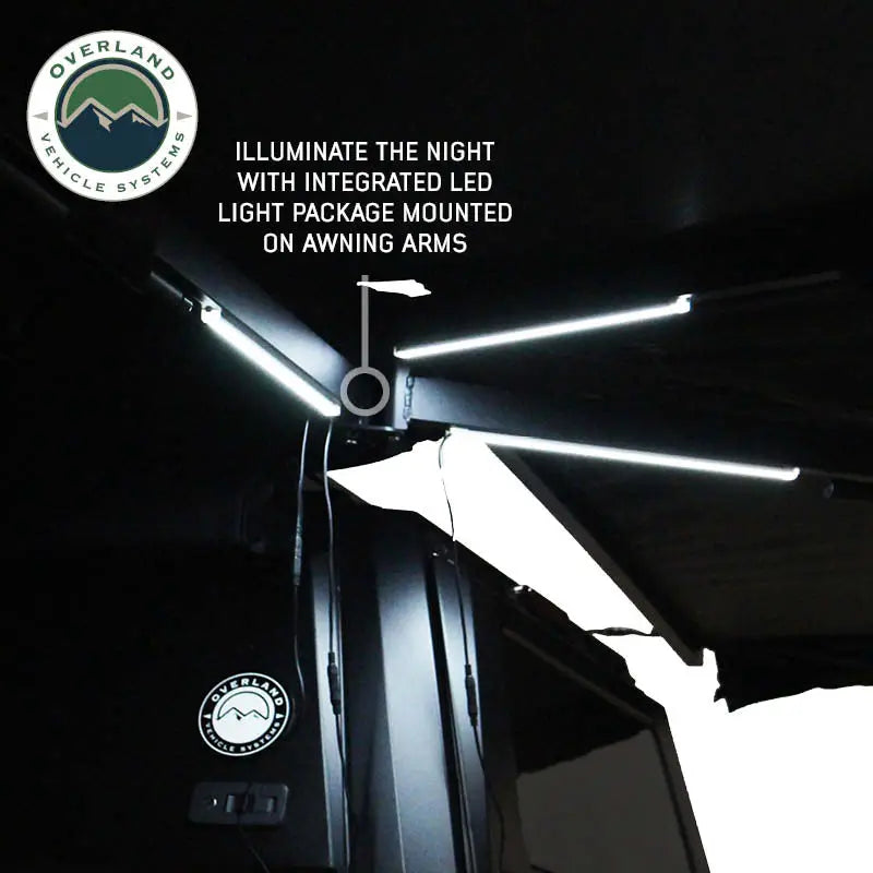 Overland VCL Limited Lifetime Warranty Awning - Roof Rack Kit Component 18079919 - XD Nomadic 270 Lights
