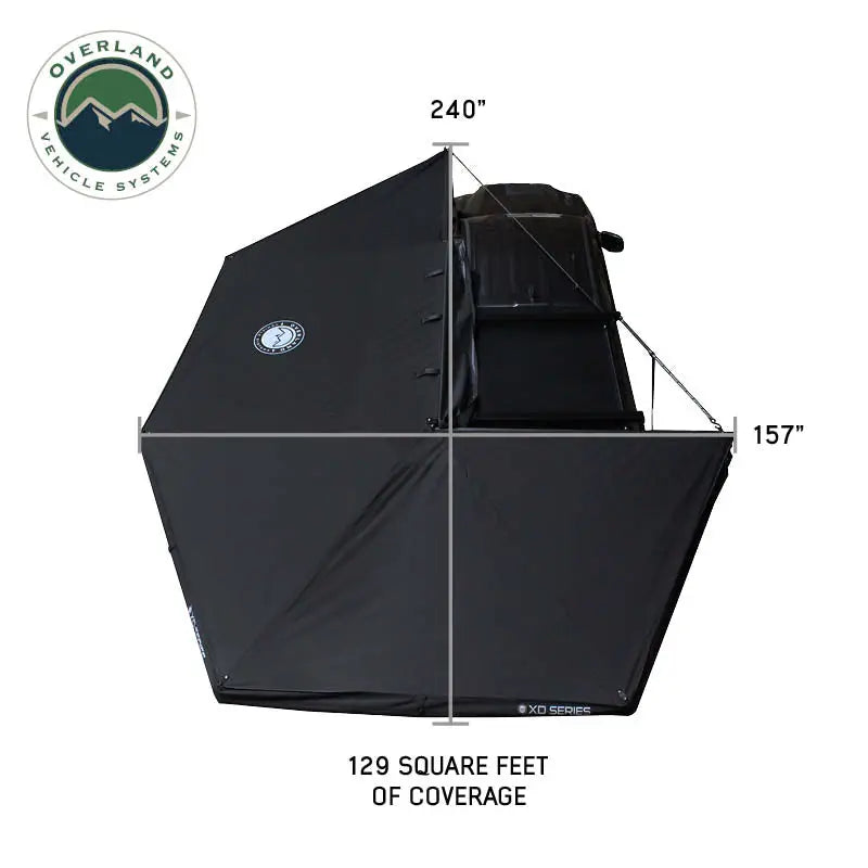 Overland VCL Limited Lifetime Warranty Awning - Roof Rack Kit Component 18179919 - XD Nomadic 270 Lights