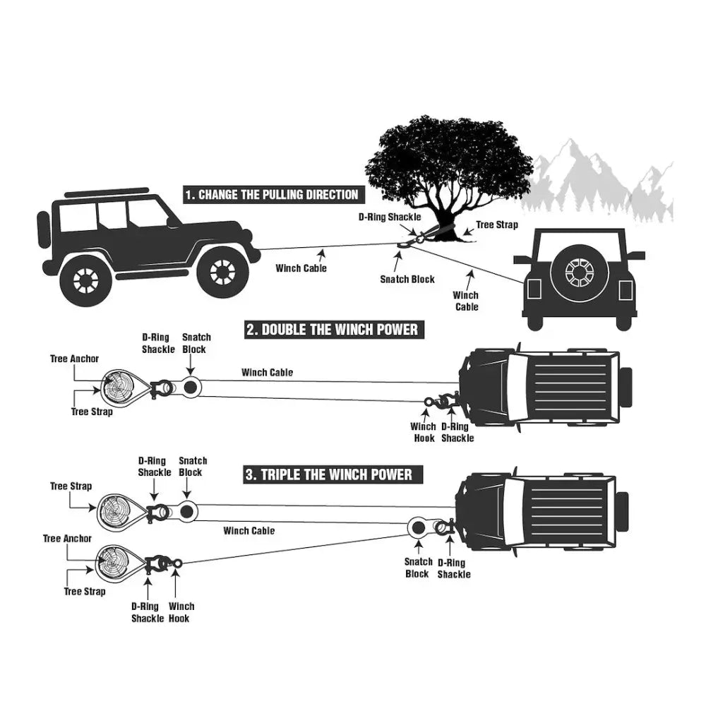 Overland VCL Offer A Durable And Stylish Tow Strap 19099916 - Gray Black 30