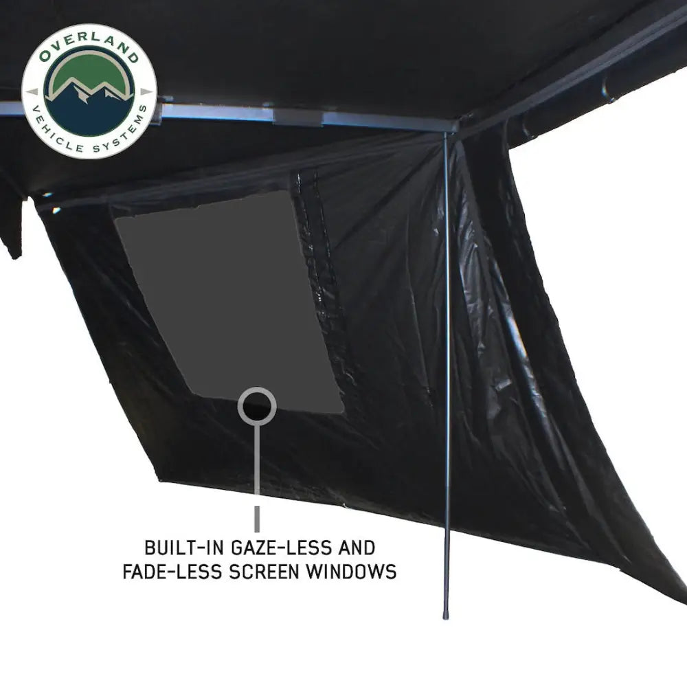 Overland VCL Quick Deploying Free Standing Shade Awning - Roof Rack Kit Component 19690026 - XD Nomadic 270 Wall BL