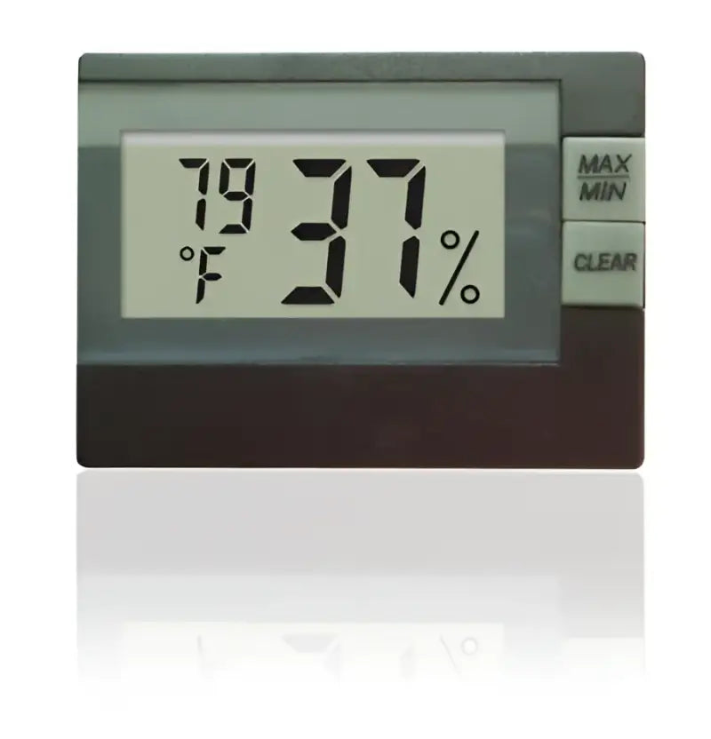 Digital thermometer and hygrometer P0250 P3 Internatn Mini Hygro-Thermometer reading temp humidity