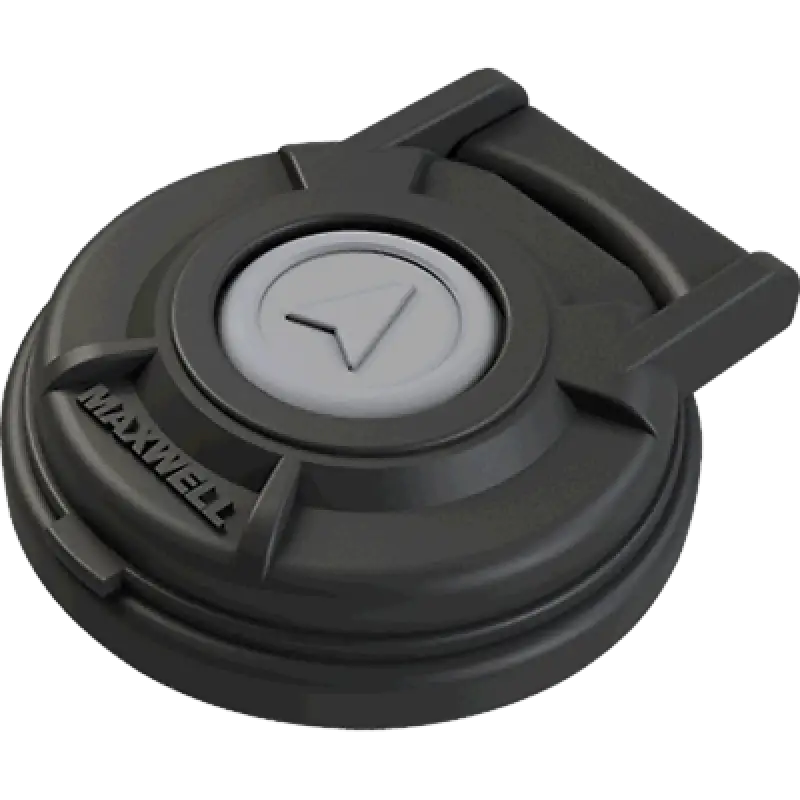 P104810 Maxwell Foot Switch Compact Covered Black