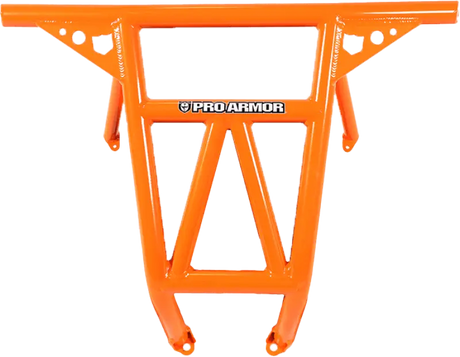 P141047OR-446 Pro Armor Race Rear Bumper Orange Pol - RV and Auto Parts