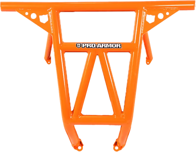 P141047OR-446 Pro Armor Race Rear Bumper Orange Pol - RV and Auto Parts