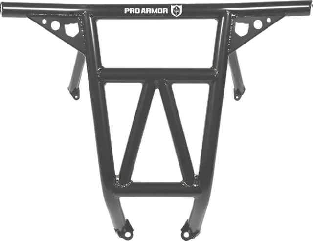 P141047SLR Pro Armor Race Rear Bumper Solar Black Pol - RV and Auto Parts
