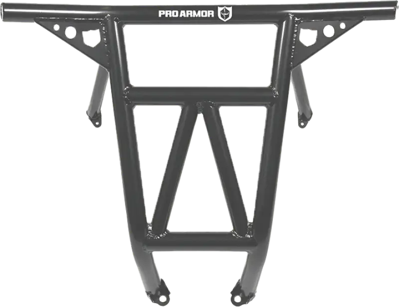 P141047SLR Pro Armor Race Rear Bumper Solar Black Pol - RV and Auto Parts