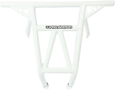 P141047WH-133 Pro Armor Race Rear Bumper White Pol - RV and Auto Parts