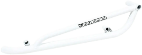 P141220WH-133 Pro Armor Tube Rock Sliders White Pol - RV and Auto Parts