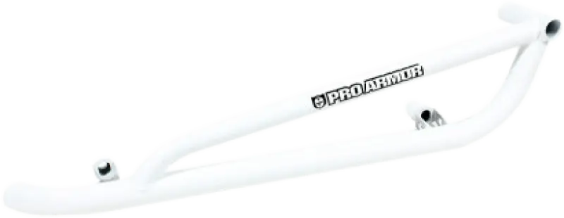 P141220WH-133 Pro Armor Tube Rock Sliders White Pol - RV and Auto Parts