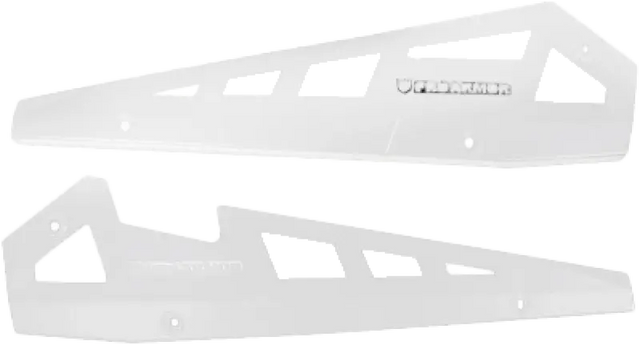 P141221MWP Pro Armor Rock Sliders Matte White Pearl Pol - RV and Auto Parts